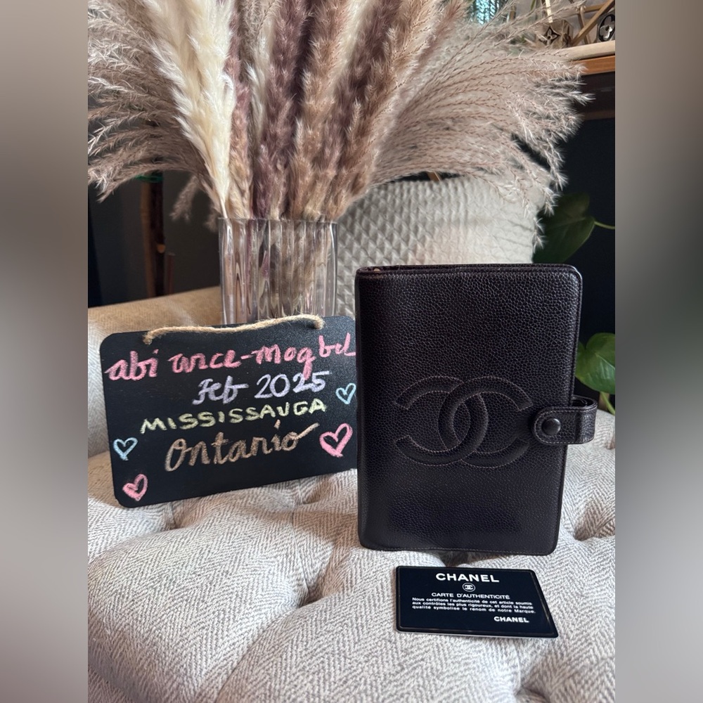Chanel Vintage Agenda in Caviar